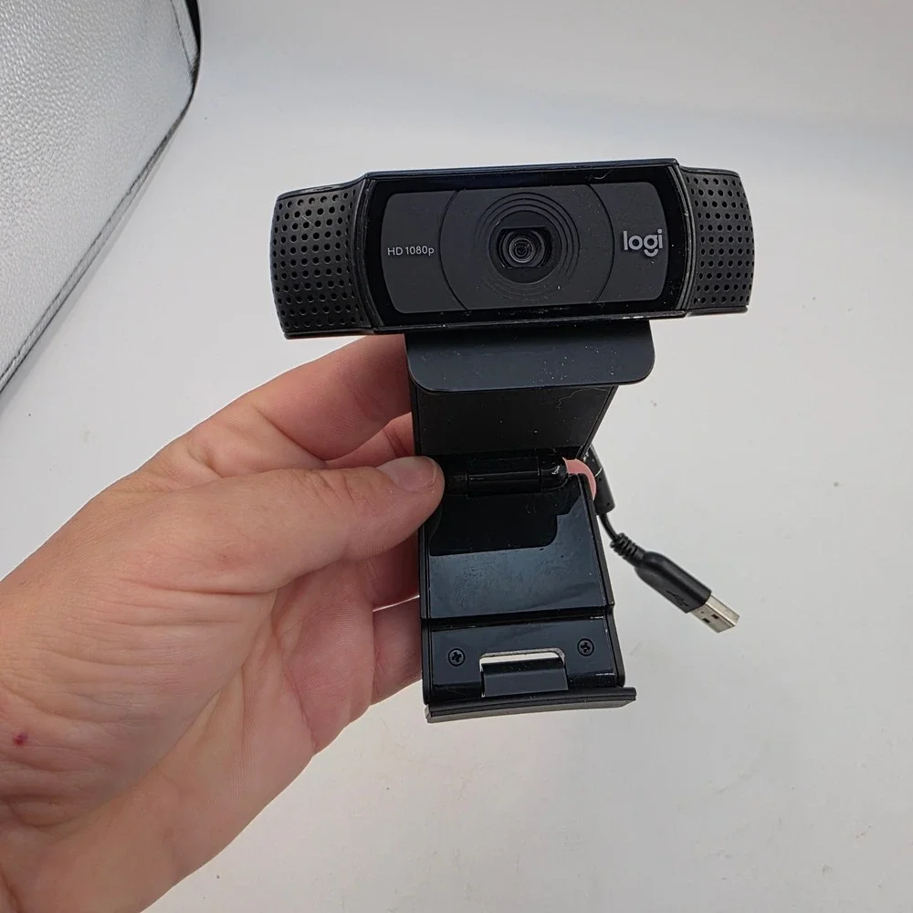 Logitech C920 HD Pro Webcam 1080p Video Calling V-U0028 Black USB Streaming